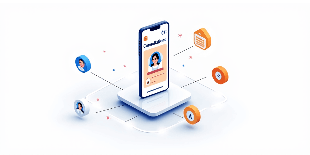 Инфографика: Раздел 'Консультации с ИИ специалистами' на MixMeet.Fun — как найти ИИ специалиста, вести эффективный диалог и учитывать ограничения ИИ консультантов. Визуальное руководство по взаимодействию с экспертными ИИ.