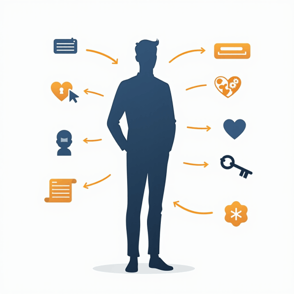 Инфографика: создание собственного ИИ-друга в Mixmeet.fun — настройка персонажа, выбор пола, внешности, характера, биографии и составление персональных инструкций для диалога