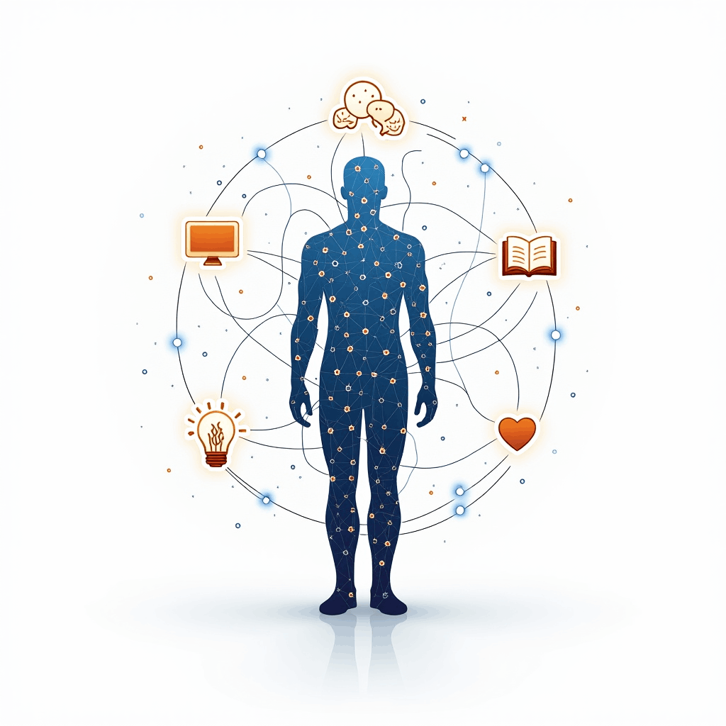 Инфографика: аудитория приложения Mixmeet.fun — платформа для тех, кто хочет практиковать общение, узнавать новое, делиться мыслями и преодолевать одиночество через общение с ИИ-друзьями