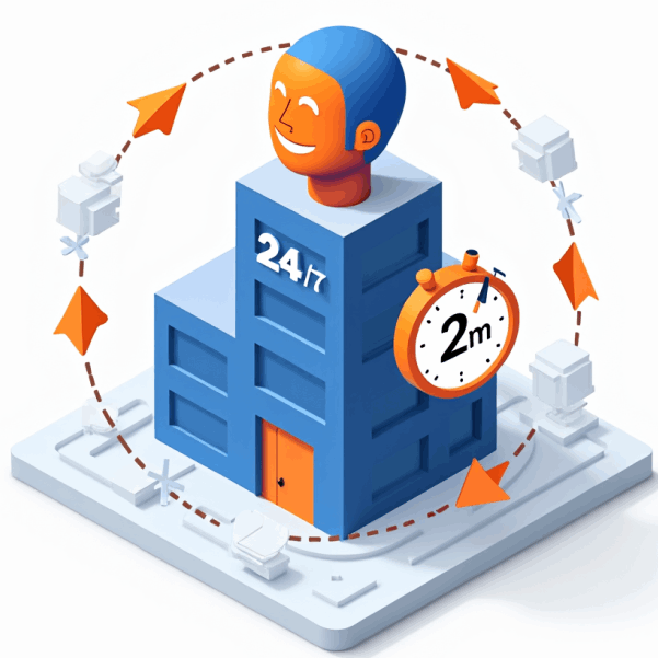 Инфографика: создание ИИ-ассистента для бизнеса в Mixmeet.fun — настройка консультанта за 2 минуты без программирования для круглосуточной поддержки клиентов и автоматизации продаж