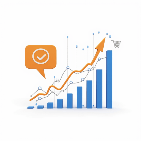 Инфографика: повышение продаж с помощью ИИ-ассистента Mixmeet.fun — гарантия ответов на все вопросы клиентов, увеличение конверсии и рост прибыли за счет автоматизации консультаций